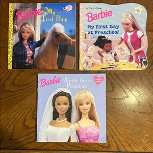Barbie kids books | set of 3 Barbie storybooks | Golden Books